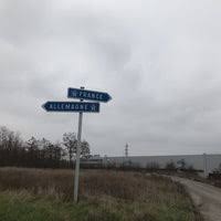 Was bedeutet allemagne auf deutsch? Frontiere France Allemagne Deutsch Franzosische Grenze Border Crossing In Ottmarsheim