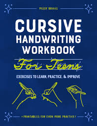 Cursive handwriting practice book pdfprepare your student to write fluently in cursive handwriting with this 48 sheet pdf book. Cursive Handwriting Workbook For Teens Exercises To Learn Practice And Improve Paperback Russo S Books