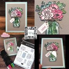 Birth Month Flower Grow Kit Australia Ycci Watercolour Sunflower In 2020 Flower Cards Love Jar Stampin Up Cards