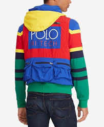 Black And Red Polo Jacket New Polo Ralph Lauren Men S Hi Tech Vest L Hoodie Red Yellow Blue Retro Poloralphlauren Vest Polo Ralph Lauren Mens Polo Design Polo Ralph Lauren
