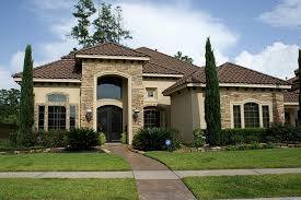 Stacked Stone And Stucco Homes Stone And Stucco Home Stucco Homes Mediterranean Homes Exterior House Colors