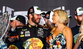 The michael waltrip toyota driver was untouchable in the final stages truex first hit the front when those drivers who had pitted early in a race that could be three or two stops cycled to the front. Martin Truex Jr Girlfriend Share Special Moment After Nascar Title