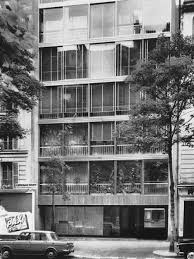 Olivier Vaudou Jean Pierre Jausserand Et Jean Dubuisson Immeuble Avenue De La Bourdonnais Paris Viie 1958 61 Building Design Architecture Facade