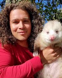 My gentle Opie, ALF was born with no eyes but he is still gorgeous like no  other 🤗