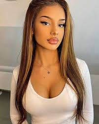 Amazon.com : Clip in Hair Extensions Real Human Hair for Women Highlight  Straight Silky Human Hair Extensions 100% Unprocessed Brazilian Remy Human  Hair Full Head 7 Pcs with 16 Clips (12 Inch, #