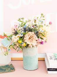 How to add color to concrete. How To Add Color To Concrete Make A Two Toned Concrete Vase