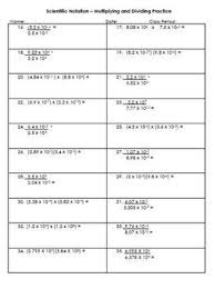This is because they are. Scientific Notation Multiplying And Dividing Practice Task Cards Scientific Notation Scientific Notation Activities Scientific Notation Operations