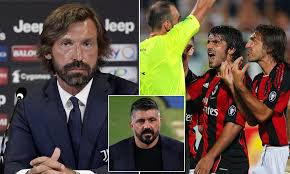 Pirlo y gattuso formaron un triunfal eje en el centro del campo tanto en el poderoso milan como en la selección italiana que se proclamó campeona del mundo en alemania 2006. Napoli Boss Gennaro Gattuso Fires A Warning To Andrea Pirlo As He Enters Management At Juventus Daily Mail Online
