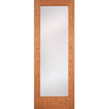 Feather River Doors 32 In X 80 In 1 Lite Unfinished Oak Privacy Woodgrain Interior Door Slab On15012868e680 Oak Interior Doors Doors Interior Slab Door