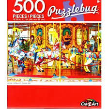 Art puzzle 500 pièces papillons. Cra Z Art Carousel In Square In Florence Italy 500 Piece Jigsaw Puzzle