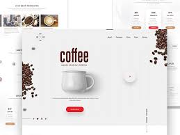 Coffee Landing Page Coffee Presentation Coffee Site Coffee Advertising