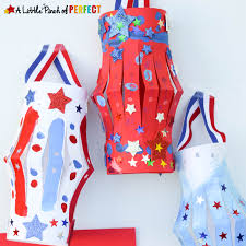 These crafts are fun, patriotic, and the perfect way for your kiddos to spend their memorial day. Patriotic Lantern Craft To Make On Labor Day With Kids And Free Template