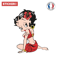 Sticker Betty Boop Sexy | Sticker Vintage | Stickerdeco.fr