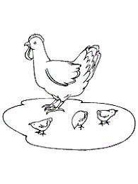 This chicken printable has somewhat of a folk art style to it as well. Chicken Coloring Pages And Printable Activities