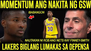 ROB PELINGKA! NAUTAKAN ANG NETS KAY FINNEY-SMITH! WARRIORS NABUHAYAN DAHIL  KAY JONATHAN KUMINGGA!