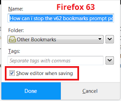 Why Won T Firefox Allow Me To Choose Bookmark Locations Anymore Firefox Support Forum Mozilla Support