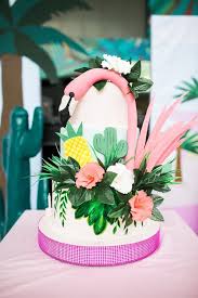 60th Birthday Party Ideas For Mom Philippines Island Tropical Birthday Party Kara S Party Ideas Tropical Birthday Party Tropical Birthday Flamingo Birthday Party