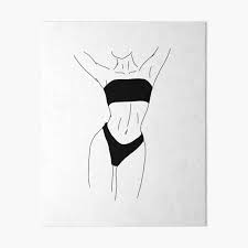 Beauty body line fashion dress back hands women body line female body silhouette abstract women body logo sketch art woman shape with lines woman woman silhouette line art woman body line art. Body Art Board Print By Meganalexaa Redbubble
