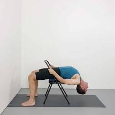 Iyengar Yoga Chair Backbends Yoga Selection Iyengar Yoga Yoga Backbend Iyengar