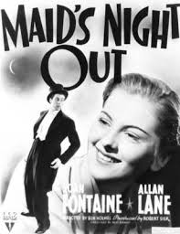 Maid's Night Out lobby card Allan Lane Joan Fontaine 1938 OLD MOVIE FILM  PHOTO