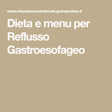 Reflusso Gastroefageo