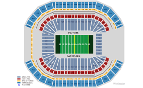 25 all inclusive seating chart cardinals stadium glendale