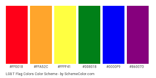 lgbt flag colors color scheme blue schemecolor com