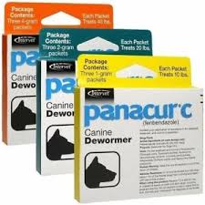 I am so happy to hear that your veterinarian advised panacur for six days. Panacur C Canine Dewormer Fenbendazole Control Of Parasites On Dogs 3 Packets Ebay