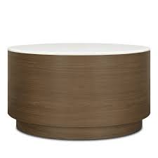 An original & authentic french country table has the dimensions of 39cmd x 48cmh. Brianza Drum Round Coffee Table By Kwalu