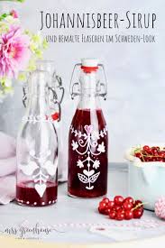 Selbstgemachter Johannisbeersirup In Diy Flaschen Mrsgreenhouse Johannisbeersirup Sirup Johannisbeersaft Selber Machen