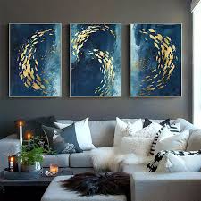 Check here for contemporary paintings, modern art painting etc. Golden Fish Abstract Wall Poster Modern Canvas Prints Painting Contemporary Art Living Room Entrance Decoration Picture Unframed Shopee Philippines