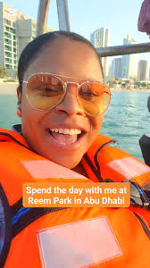 Spend the day with me at Reem Park in Abu Dhabi! This family friendly park  offers food trucks, restaurants, kids toys, boat rides, a basketball court,  skate park, watersports, and more!, #alreemisland ...