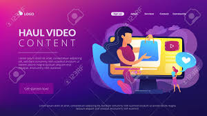 It also dose cooking videos as well as fashion. Business Woman Enjoys Video With Buyer On Shopping Sprees Shopping Sprees Video Haul Video Content Beauty Fashion Lifestyle Channel Concept Website Vibrant Violet Landing Web Page Template Royalty Free Cliparts Vectors And