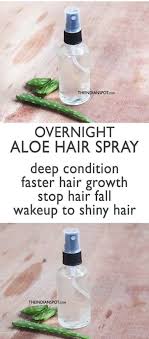 Aloe Vera Hair Spray For Faster Hair Growth Natural Hair Styles Hair Faster Naturalhairstyles Sac Uzatma Sac Spreyi Aloe