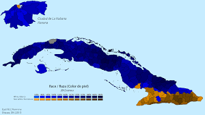 Racial map of Cuba, 2012 Cuban census [OC] [1272 x 711] : rMapPorn