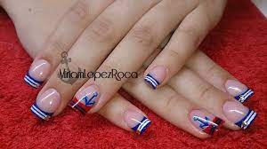 Ahora vamos con el ancla. Manicura Marinera Miriam Dream Nails