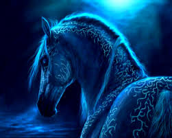 Equestrian Wallpapers Fantasy Horses Horses Blue Horse