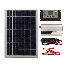 Our newest kit features 12 panels and 12 batteries, so this kit can produce a lot of power. 12v 24v Diy Solar System Kit Lcd Solar Charge Controller 18v 20w Solar Panel 1000w Solar Inverter Solar Power Generation Kit Sale Banggood Com