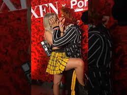 Trippie Redd and Tana Mongeau Makeout at Pornhub Awards After Party