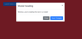 These are designed to work with your react application components. React Bootstrap Modal Example