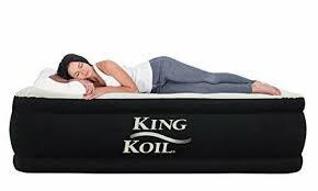 King Koil Queen Air Mattress Built In Pump Best Inflatable Airbed Queen Size 817442020110 Ebay Twin Air Mattress Air Mattress Air Mattresses