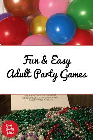 A work or social cocktail party: Adult Party Game Ideas