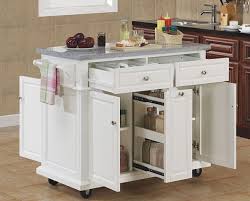 small kitchen island with storage