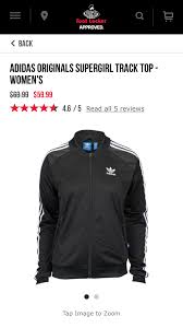 Although established in 1974, and founded as a separate company in 1988, foot locker's roots date to 1879. Adidas Original Supergirl Track Top Xs M Footlocker Com Womens Tops Adidas Jacket Adidas