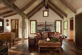 Rustic Warm Interior Paint Color Walls And Ceiling Same Design Ideas Pictures Remodel And D Rustic Living Room Rustic Living Room Design Living Room Ceiling