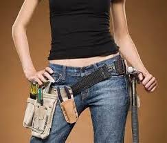 Woman In Tool Belt Tool Belt Women My Style