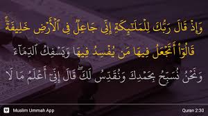 Hal tersebut diilustrasikan dalam ayat tersebut, terjadi dialog antara allah swt. Surah Al Baqarah Ayat 30 Qs 2 30 Tafsir Alquran Surah Nomor 2 Ayat 30