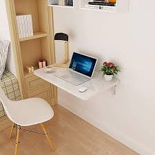 Folding Table Wall Mounted Foldable Wall Mounted Laptop Table Fold Down Dining Table For Sm Home Office Computer Desk Office Table Desk Desks For Small Spaces