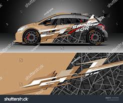 Car Decal Wrap Design Vector Graphic Abstract Stripe Racing Background Kit Designs For Wrap Vehicle Race Car Rally Adventure And Liv En 2020 Voiture Idee Deco Idee