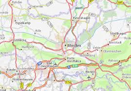 Die mennoniten sind mit mehreren gemeinden in espelkamp vertreten. Michelin Landkarte Minden Stadtplan Minden Viamichelin